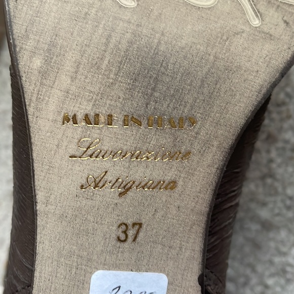 Ovyé brown leather ankle boots 6.5-7 - Picture 7 of 10